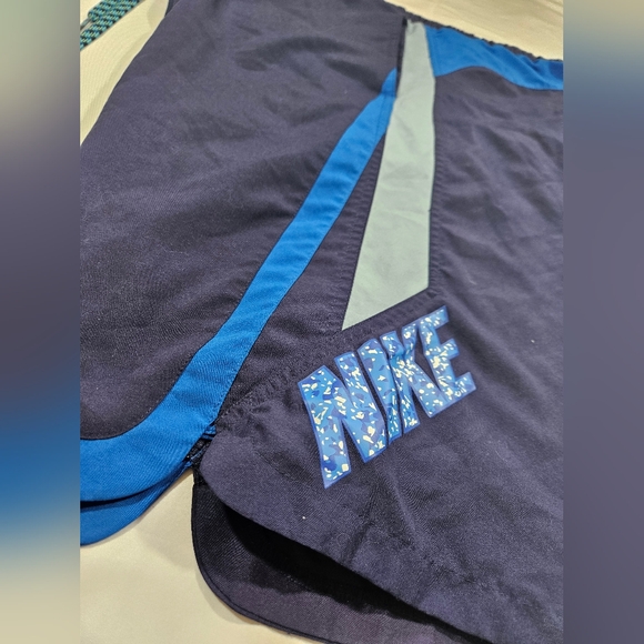 Nike Men Swim Trunks Shorts XL Blue Drawstring Adult - Picture 3 of 6